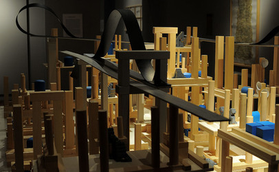 Mobile City installazione di Anne Clemence DeGrollee alla GAM di Palermo. Fotografie di Giulio Azzarello ©2017. Mobile City installazione di Anne Clemence DeGrollee alla GAM di Palermo. Fotografie di Giulio Azzarello ©2017.