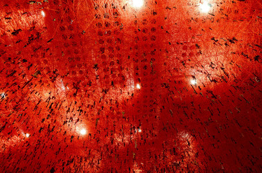 BIENNALE di VENEZIA padiglione giapponese. Foto di Giulio Azzarello &copy;2015 2016. Opera di Chiharu Shiota The KEY in the HAND .