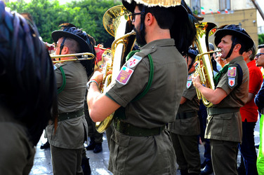 RADUNO di Bersaglieri. Fotografie di Giulio Azzarello &copy;2016.