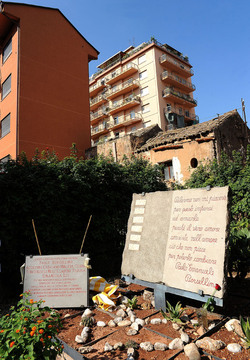 LAPIDE BORSELLINO a Palermo. Fotografie di Giulio Azzarello ©2014.