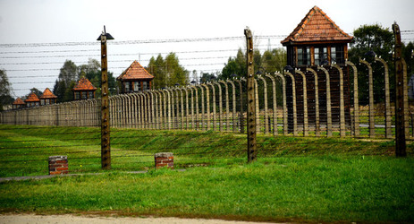 AUSCHIWITZ BIRKENAU il luogo della storia il campo. Fotografie di Giulio Azzarello &copy;2016.
