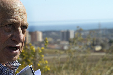 ARNALDO POMODORO artista scultore contemporaneo. Fotografie di Giulio Azzarello &copy;2014.