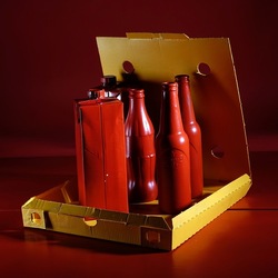 PIZZA ROSSA. Fotografia di Giulio Azzarello ©2023.