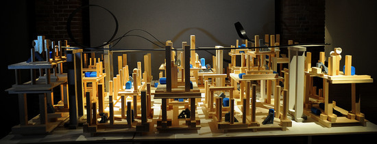 Mobile City installazione di Anne Clemence DeGrollee alla GAM di Palermo. Fotografie di Giulio Azzarello ©2017. Mobile City installazione di Anne Clemence DeGrollee alla GAM di Palermo. Fotografie di Giulio Azzarello ©2017.