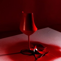 CALICE ROSSO. Fotografia di Giulio Azzarello &copy;2023.