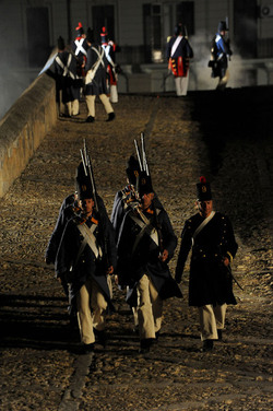 LA BATTAGLIA DI PONTE AMMIRAGLIO a Palermo lo sbarco dei mille . Fotografie di Giulio Azzarello &copy;2014.
