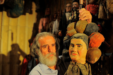 MIMMO CUTICCHIO puparo siciliano ritratti. Fotografie di Giulio Azzarello &copy;2014.