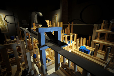 Mobile City installazione di Anne Clemence DeGrollee alla GAM di Palermo. Fotografie di Giulio Azzarello ©2017. Mobile City installazione di Anne Clemence DeGrollee alla GAM di Palermo. Fotografie di Giulio Azzarello ©2017.