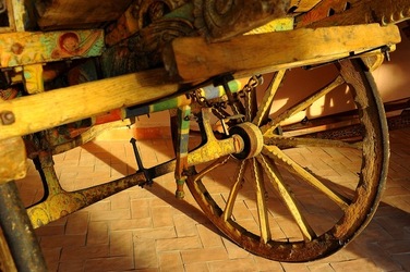 MUSEO DEL CARRETTO SICILIANO D Aumale. Fotografie di Giulio Azzarello &copy;2018.