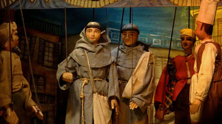 SAN FRANCESCO all Opera dei Pupi di Mimmo Cuticchio. Ogni momento fotografie di Giulio Azzarello &copy;2014.