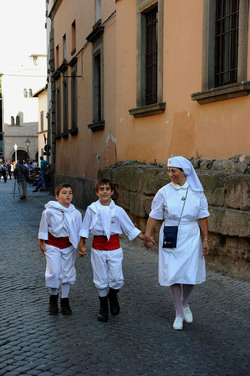 SANTA ROSA a Viterbo. Fotografie di Giulio Azzarello &copy;2014.