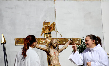 PROCESSIONI religiose per la Pasqua a Palermo. Fotografie di Giulio Azzarello ©2016. PROCESSIONI religiose per la Pasqua a Palermo. Fotografie di Giulio Azzarello ©2016.