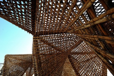 STRUTTURA di LEGNO BIENNALE di ARCHITETTURA di VENEZIA. Foto di G.Azzarello ©2018. STRUTTURA di LEGNO BIENNALE di ARCHITETTURA di VENEZIA. Foto di G.Azzarello ©2018.