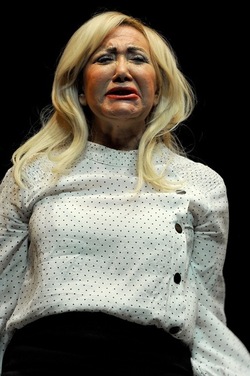 ANTONELLA RIZZO attrice siciliana italiana. Fotografie di Giulio Azzarello &copy;2018.