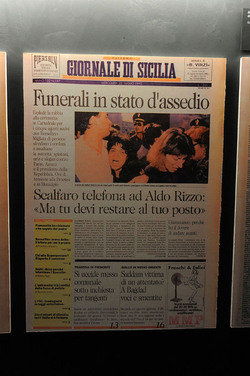 MUSEO DELLA MAFIA a Salemi. Fotografie di Giulio Azzarello 2014.