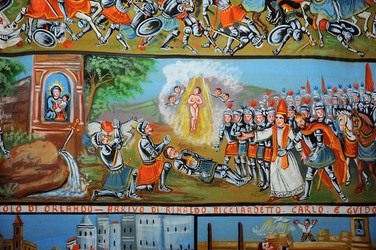 OPERA DEI PUPI dei maestri Mimmo e Nino Cuticchio. Fotografie di Giulio Azzarello &copy;2014.