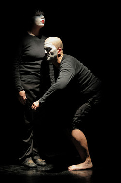 DARIO FERRARI E NINA LOMBARDINO attori italiani. Fotografie di Giulio Azzarello &copy;2014.