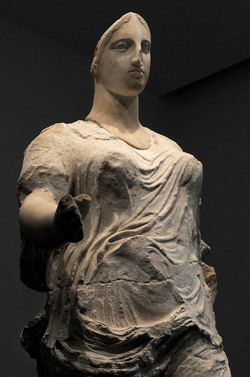LA VENERE DI MORGANTINA e il suo ritorno dagli USA al museo archeologico di Aidone. Fotografie di Giulio Azzarello &copy;2014.
