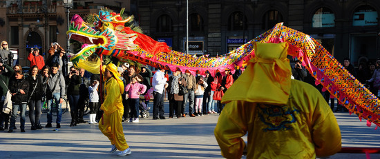 CAPODANNO CINESE panoramiche e particolari. Fotografie di Giulio Azzarello &copy;2014.