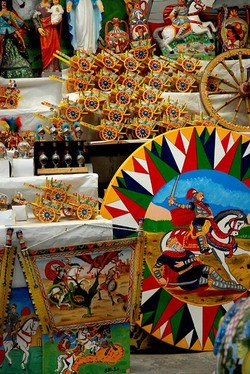 CARRETTO tipico siciliano palermitano. Fotografie di Giulio Azzarello &copy;2014.