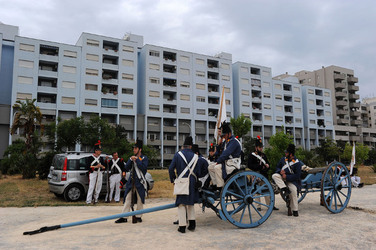 LA BATTAGLIA DI PONTE AMMIRAGLIO a Palermo lo sbarco dei mille . Fotografie di Giulio Azzarello &copy;2014.