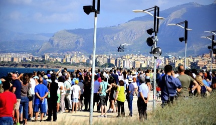 FRECCE TRICOLORE fotografie di Giulio Azzarello &copy;2018.
