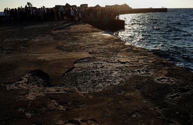 PROCESSIONE RELIGIOSA DEL MARE a Linosa. Fotografie di Giulio Azzarello ©2014. PROCESSIONE RELIGIOSA DEL MARE a Linosa. Fotografie di Giulio Azzarello ©2014.