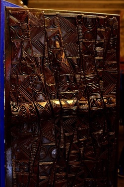 VENEZIA installazione nigeriana inizio Arsenale. Biennale Arch. Cont.. Fotografie di Giulio Azzarello &copy;2022.