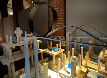 Mobile City installazione di Anne Clemence DeGrollee alla GAM di Palermo. Fotografie di Giulio Azzarello ©2017. Mobile City installazione di Anne Clemence DeGrollee alla GAM di Palermo. Fotografie di Giulio Azzarello ©2017.