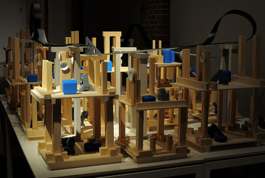 Mobile City installazione di Anne Clemence DeGrollee alla GAM di Palermo. Fotografie di Giulio Azzarello ©2017. Mobile City installazione di Anne Clemence DeGrollee alla GAM di Palermo. Fotografie di Giulio Azzarello ©2017.