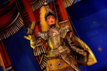 OPERA dei PUPI di Mimmo e Giacomo Cuticchio. Fotografia di Giulio Azzarello ©2020. OPERA dei PUPI di Mimmo e Giacomo Cuticchio. Fotografia di Giulio Azzarello ©2020.