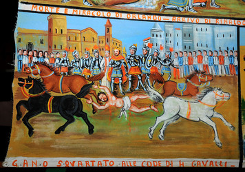 OPERA DEI PUPI dei maestri Mimmo e Nino Cuticchio. Fotografie di Giulio Azzarello &copy;2014.