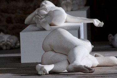 VANESSA BEECROFT allo Spasimo di Palermo alcuni momenti. Fotografie di Giulio Azzarello &copy;2014.