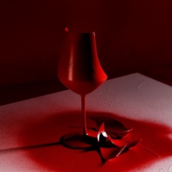 CALICE ROSSO. Fotografia di Giulio Azzarello &copy;2023.