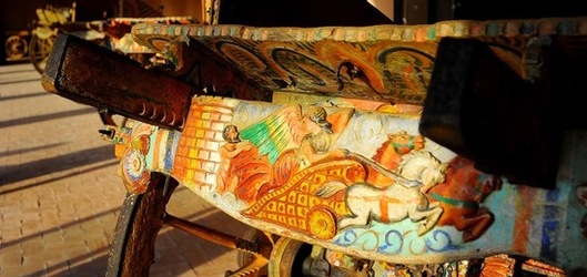 MUSEO DEL CARRETTO SICILIANO D Aumale. Fotografie di Giulio Azzarello &copy;2018.