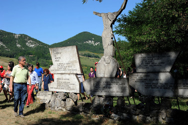 IL PARCO DELLA MEMORIA DI MONTESOLE Marzabotto . Fotografie di Giulio Azzarello &copy;2014.
