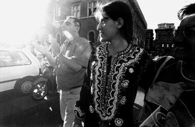 MANIFESTAZIONE per la pace nel curdistan turco. Fotografie di Giulio Azzarello &copy;2014.