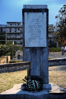 LA BATTAGLIA DI PONTE AMMIRAGLIO a Palermo lo sbarco dei mille . Fotografie di Giulio Azzarello &copy;2014.