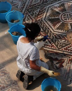 I MOSAICI della VILLA ROMANA DEL CASALE Piazza Armerina in Sicilia. Fotografie di Giulio Azzarello &copy;2014.