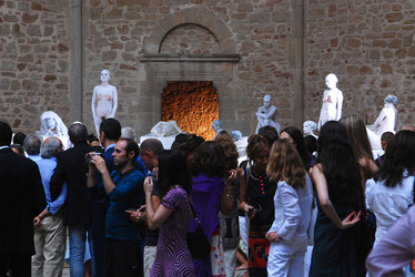 VANESSA BEECROFT allo Spasimo di Palermo alcuni momenti. Fotografie di Giulio Azzarello &copy;2014.