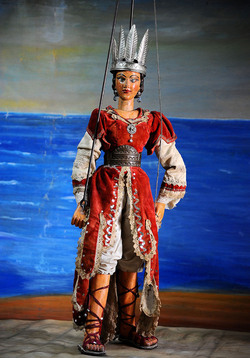 OPERA DEI PUPI dei maestri Mimmo e Nino Cuticchio. Fotografie di Giulio Azzarello &copy;2014.