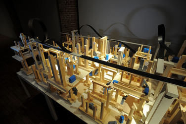 Mobile City installazione di Anne Clemence DeGrollee alla GAM di Palermo. Fotografie di Giulio Azzarello ©2017. Mobile City installazione di Anne Clemence DeGrollee alla GAM di Palermo. Fotografie di Giulio Azzarello ©2017.