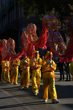 CAPODANNO CINESE panoramiche e particolari. Fotografie di Giulio Azzarello &copy;2014.