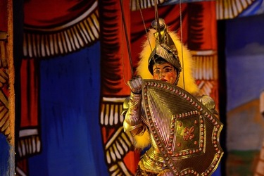 OPERA dei PUPI di Mimmo e Giacomo Cuticchio. Fotografia di Giulio Azzarello ©2020. OPERA dei PUPI di Mimmo e Giacomo Cuticchio. Fotografia di Giulio Azzarello ©2020.