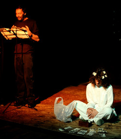 CLOCHARD uno spettacolo di e con Ludovico Caldarera. Fotografie di Giulio Azzarello &copy;2017.