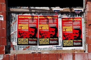 PEPPINO IMPASTATO e il suo mito. Fotografie di Giulio Azzarello ©2014.