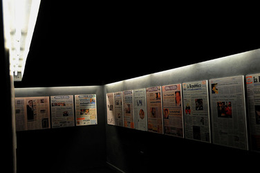 MUSEO DELLA MAFIA a Salemi. Fotografie di Giulio Azzarello 2014.