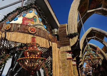 GLI ARCHI DI PASQUA a San Biagio Platani in Sicilia. Fotografie di Giulio Azzarello &copy;2014.