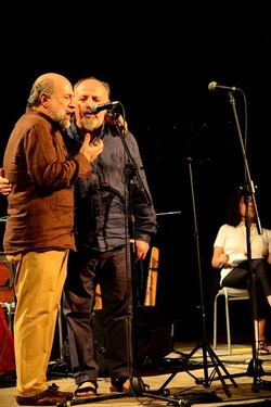 I FRATELLI MANCUSO e i poeti romani. Fotografie di Giulio Azzarello &copy;2020.