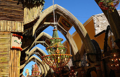 GLI ARCHI DI PASQUA a San Biagio Platani in Sicilia. Fotografie di Giulio Azzarello &copy;2014.